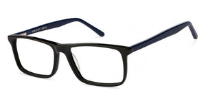 Black Rectangle Full Rim Unisex Eyeglasses by Vincent Chase Online-119176