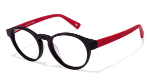 Black Round Full Rim Unisex Eyeglasses by Vincent Chase Online-113575