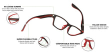 Load image into Gallery viewer, Black Rectangle Full Rim Teen Eyeglasses by Lenskart Air Online-114062
