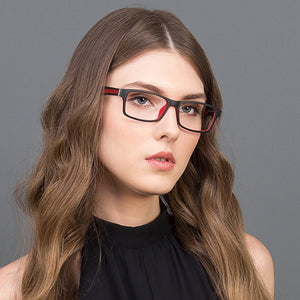 Black Rectangle Full Rim Teen Eyeglasses by Lenskart Air Online-114062