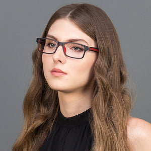 Black Rectangle Full Rim Teen Eyeglasses by Lenskart Air Online-114062