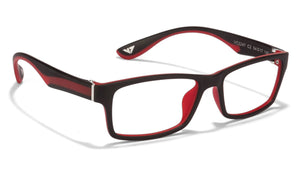 Black Rectangle Full Rim Teen Eyeglasses by Lenskart Air Online-114062