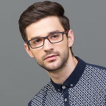 Load image into Gallery viewer, Black Rectangle Full Rim Teen Eyeglasses by Lenskart Air Online-114062