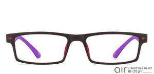 Black Rectangle Full Rim Teen Eyeglasses by Lenskart Air Online-114076