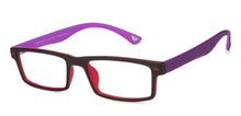 Load image into Gallery viewer, Black Rectangle Full Rim Teen Eyeglasses by Lenskart Air Online-114076