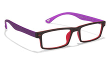 Load image into Gallery viewer, Black Rectangle Full Rim Teen Eyeglasses by Lenskart Air Online-114076