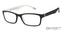 Load image into Gallery viewer, Black Rectangle Full Rim Teen Eyeglasses by Lenskart Air Online-114082