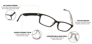 Black Rectangle Full Rim Teen Eyeglasses by Lenskart Air Online-114085
