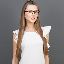 Load image into Gallery viewer, Black Rectangle Full Rim Teen Eyeglasses by Lenskart Air Online-114087