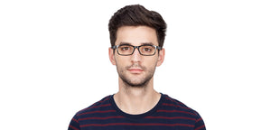 Black Rectangle Full Rim Teen Eyeglasses by Lenskart Air Online-114087