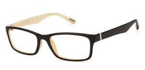Black Rectangle Full Rim Teen Eyeglasses by Lenskart Air Online-114087