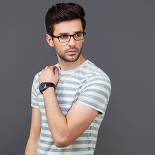 Load image into Gallery viewer, Black Rectangle Full Rim Teen Eyeglasses by Lenskart Air Online-114087
