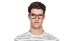 Blue Wayfarer Full Rim Unisex Eyeglasses by Lenskart Air Online-113983