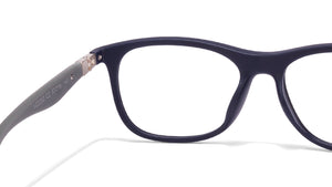 Blue Wayfarer Full Rim Unisex Eyeglasses by Lenskart Air Online-113983