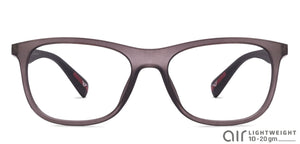 Grey Wayfarer Full Rim Unisex Eyeglasses by Lenskart Air Online-113986