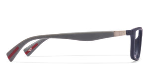 Blue Rectangle Full Rim Unisex Eyeglasses by Lenskart Air Online-113988