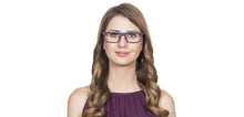 Load image into Gallery viewer, Blue Rectangle Full Rim Unisex Eyeglasses by Lenskart Air Online-113988