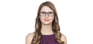 Blue Rectangle Full Rim Unisex Eyeglasses by Lenskart Air Online-113988