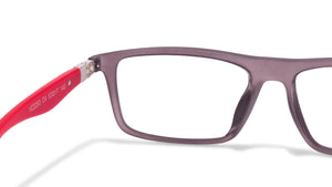 Grey Rectangle Full Rim Unisex Eyeglasses by Lenskart Air Online-113990