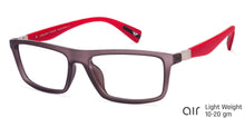 Load image into Gallery viewer, Grey Rectangle Full Rim Unisex Eyeglasses by Lenskart Air Online-113990