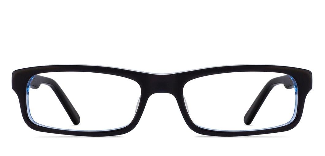 Blue Rectangle Full Rim Unisex Eyeglasses by Vincent Chase Online-119242