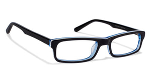 Blue Rectangle Full Rim Unisex Eyeglasses by Vincent Chase Online-119242