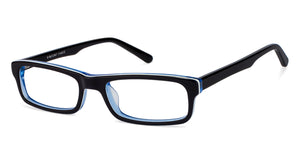 Blue Rectangle Full Rim Unisex Eyeglasses by Vincent Chase Online-119242