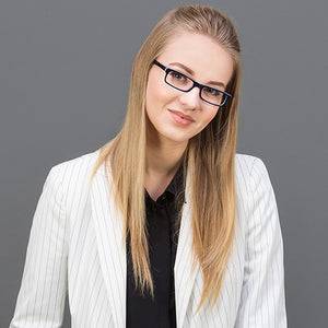Blue Rectangle Full Rim Unisex Eyeglasses by Vincent Chase Online-119242