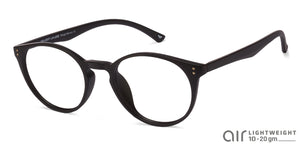 Black Round Full Rim Unisex Eyeglasses by Lenskart Air Online-106060