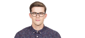 Black Wayfarer Full Rim Unisex Eyeglasses by Lenskart Air Online-106079