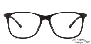 Black Wayfarer Full Rim Unisex Eyeglasses by Lenskart Air Online-106079