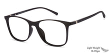 Load image into Gallery viewer, Black Wayfarer Full Rim Unisex Eyeglasses by Lenskart Air Online-106079