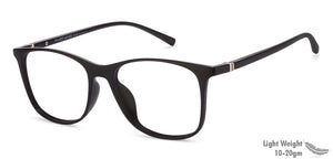 Black Wayfarer Full Rim Unisex Eyeglasses by Lenskart Air Online-106079
