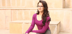 Black Rectangle Full Rim Unisex Eyeglasses by Vincent Chase Online-112785
