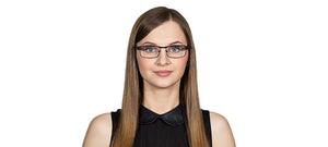 Black Rectangle Full Rim Unisex Eyeglasses by Vincent Chase Online-112785