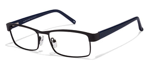 Black Rectangle Full Rim Unisex Eyeglasses by Vincent Chase Online-112785