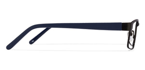 Black Rectangle Full Rim Unisex Eyeglasses by Vincent Chase Online-112785