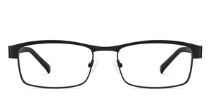 Black Rectangle Full Rim Unisex Eyeglasses by Vincent Chase Online-112781