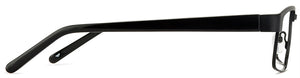 Black Rectangle Full Rim Unisex Eyeglasses by Vincent Chase Online-112781