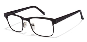 Black Wayfarer Full Rim Unisex Eyeglasses by Vincent Chase Online-112805