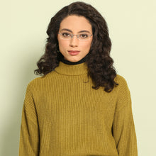 Load image into Gallery viewer, Blue Rectangle Rimless Unisex Eyeglasses by Vincent Chase Online-203697