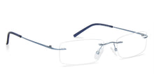 Load image into Gallery viewer, Blue Rectangle Rimless Unisex Eyeglasses by Vincent Chase Online-203697