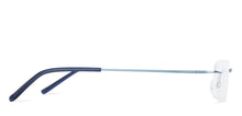 Load image into Gallery viewer, Blue Rectangle Rimless Unisex Eyeglasses by Vincent Chase Online-203697