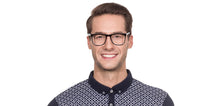 Load image into Gallery viewer, Black Square Full Rim Unisex Eyeglasses by Vincent Chase Online-115258
