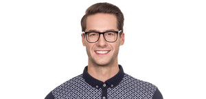 Black Square Full Rim Unisex Eyeglasses by Vincent Chase Online-115258