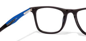 Black Wayfarer Full Rim Unisex Eyeglasses by Vincent Chase Online-115259