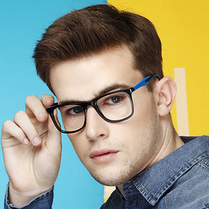 Black Wayfarer Full Rim Unisex Eyeglasses by Vincent Chase Online-115259