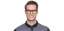 Load image into Gallery viewer, Black Wayfarer Full Rim Unisex Eyeglasses by Vincent Chase Online-115259