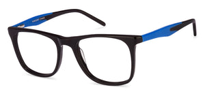 Black Wayfarer Full Rim Unisex Eyeglasses by Vincent Chase Online-115259
