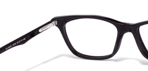 Black Wayfarer Full Rim Unisex Eyeglasses by Vincent Chase Online-96996